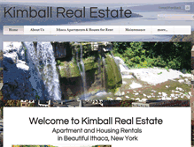 Tablet Screenshot of kimballrentals.com